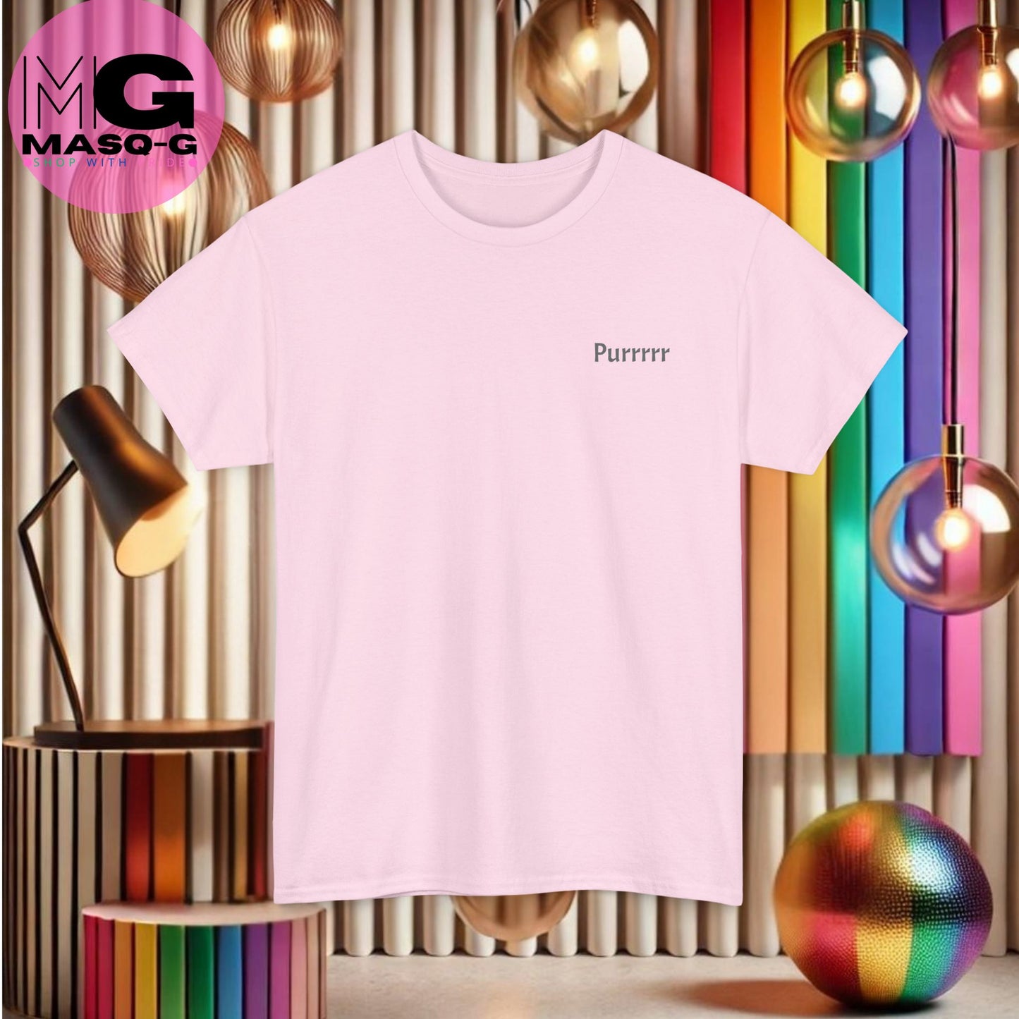 Purrrrfect Regenboog met Kat T-shirt - Voor Stijlvolle Kattenfans met een Hart voor Humor