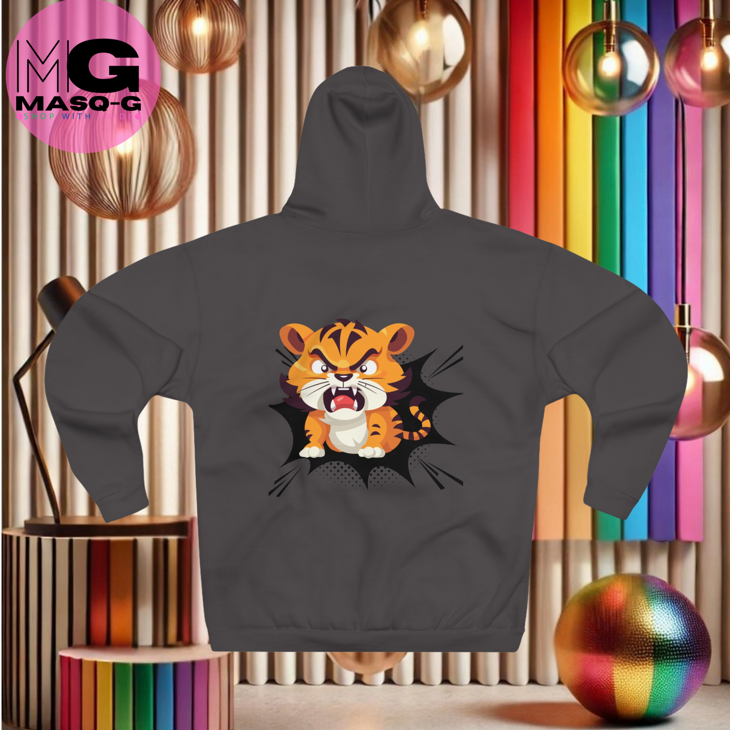 "Try Me" Hoodie - Voor Wanneer Jouw Innerlijke Tijger Wil Brullen