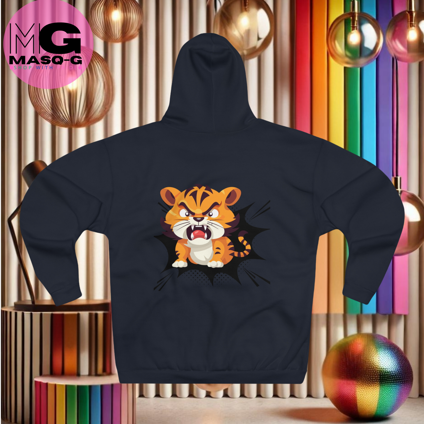 "Try Me" Hoodie - Voor Wanneer Jouw Innerlijke Tijger Wil Brullen