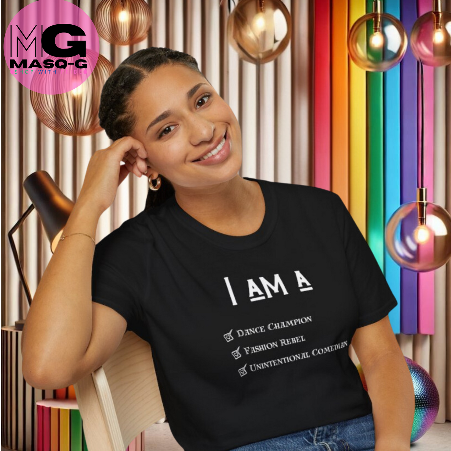 "I Am A" T-shirt - Voor De Komische Mensen Onder Ons