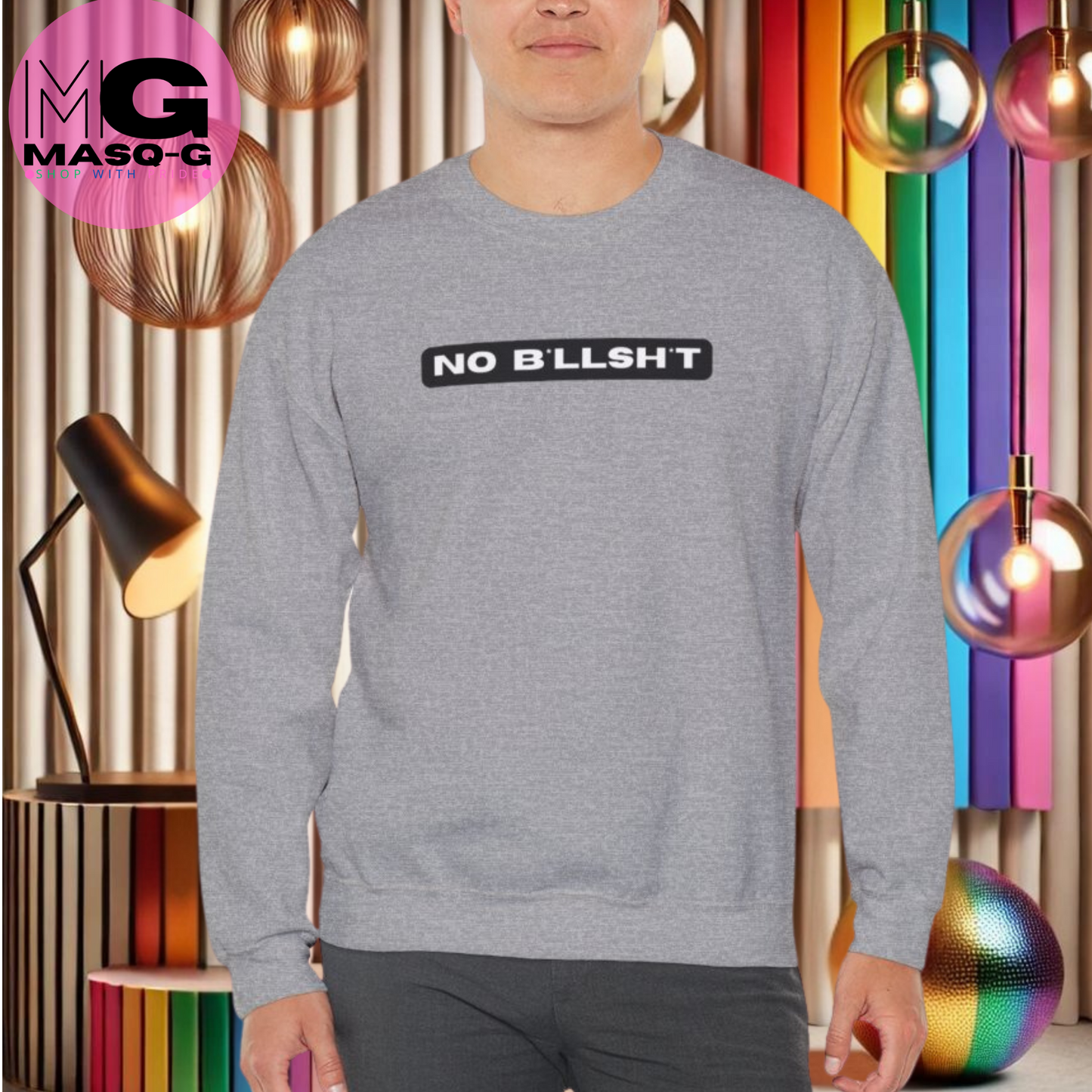 "No Bllsht" Sweater, Want Wie Heeft Tijd Voor Onzin?
