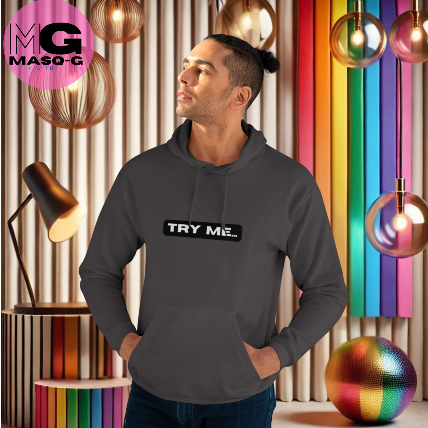 "Try Me" Hoodie - Voor Wanneer Jouw Innerlijke Tijger Wil Brullen