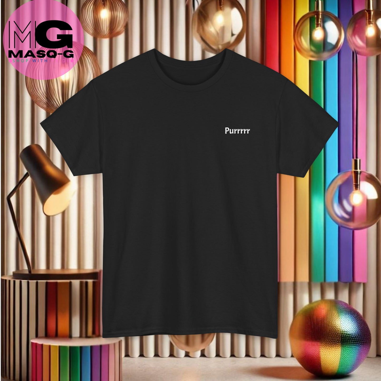 Purrrrfect Regenboog met Kat T-shirt - Voor Stijlvolle Kattenfans met een Hart voor Humor