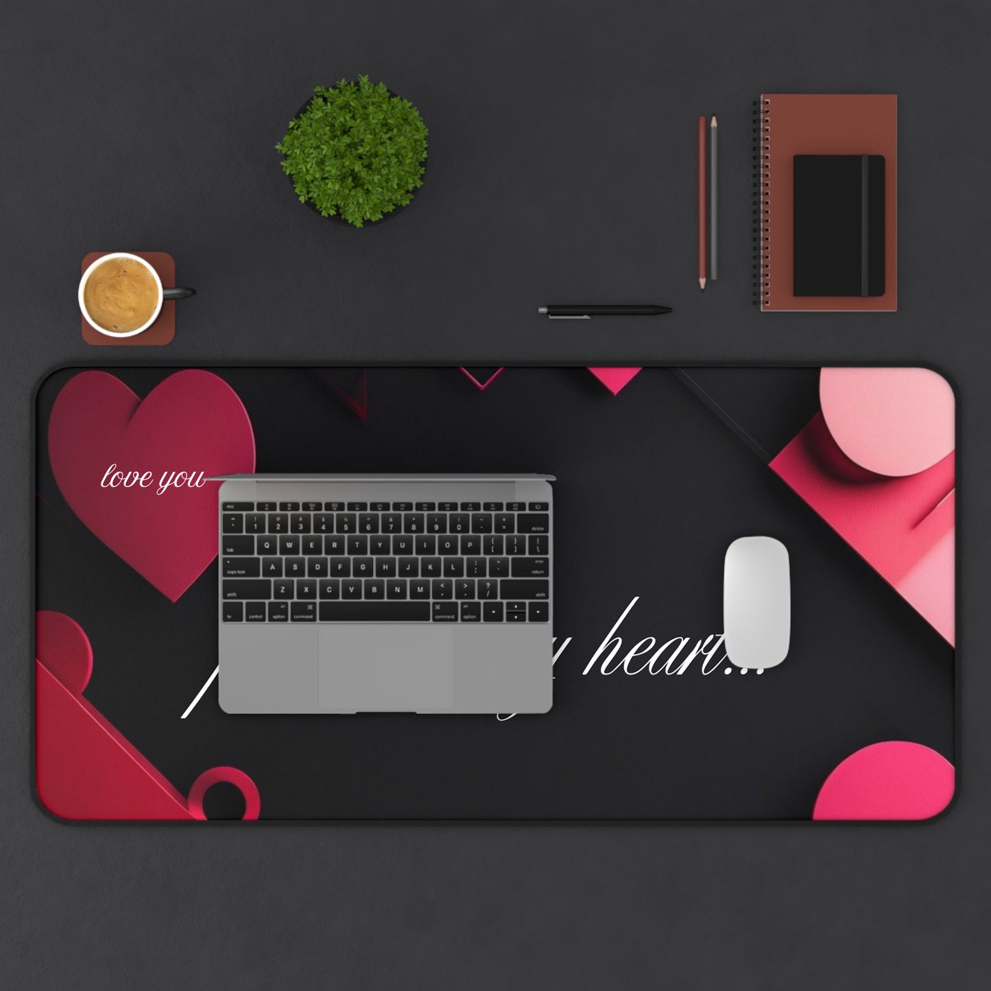 Bureau Mat - Valentine 'I Love You' Sweet Present