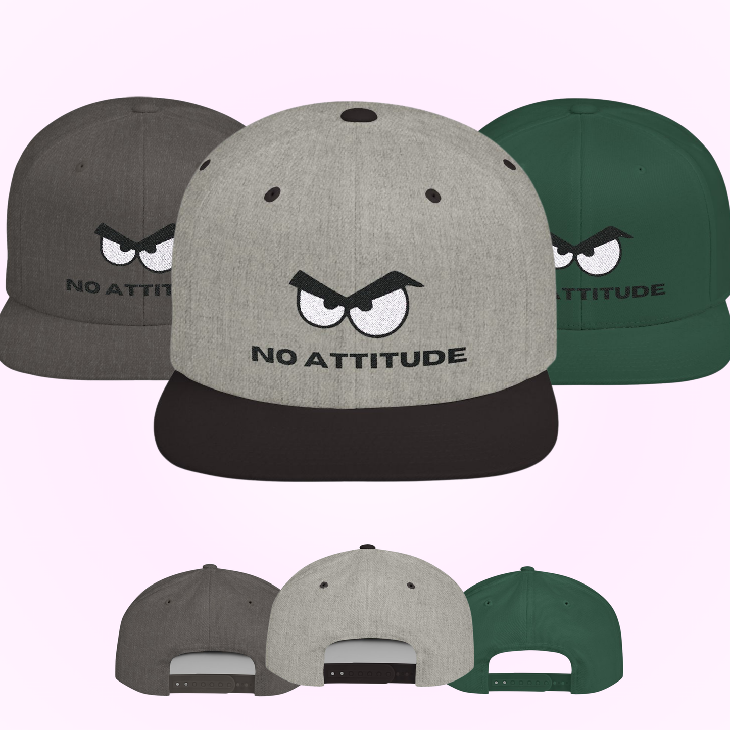 Stoere Snapback - No Attitude